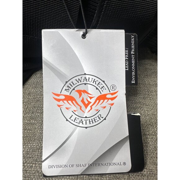 Milwaukee Leather MLM3500 Mens L Black Rider Biker Leather Vest Motorcycle - Picture 5 of 9